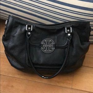 Tory Burch Black Patent leather handbag